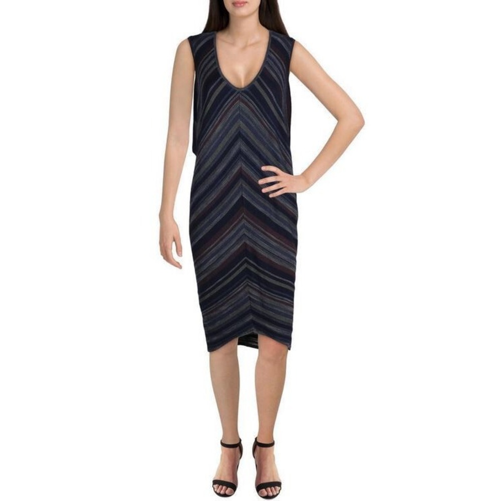 BCBGMAXAZRIA women dress ZGD65L48-B4D 062017 Kerstin blue red XS $228